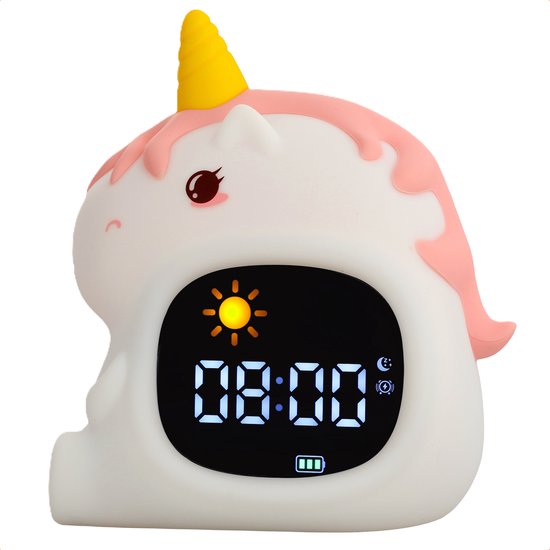 imoshion Kids Slaaptrainer - Nachtlampje met Speaker - Kinderwekker - Unicorn