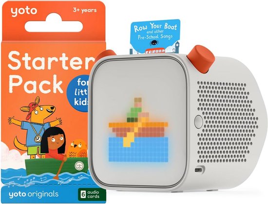Interactieve Verhalen Speler voor Kinderen met Nachtlampje en Klok - Inclusief Startpakket