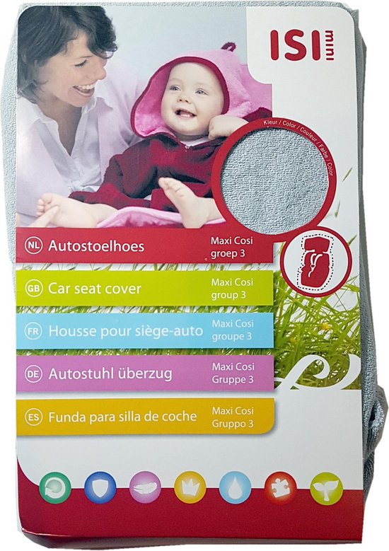 ISI Mini - Autostoelhoes - Maxi Cosi - Groep 3 - Grijs van ISI MINI