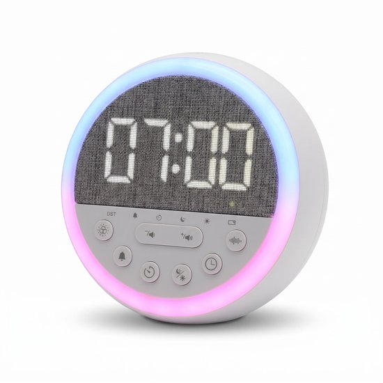 IvoQ Slaaptrainer Kinderen - Kinderwekker - Nachtlampje - White Noise