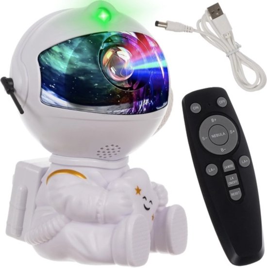 Izoxis LED Star Projector - Astronaut Design - Sterrenhemel Projector met Afstandsbediening van Merkloos