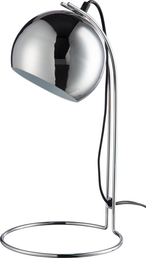 J-line Lamp Op Voet Bol Metaal Silver van J-Line
