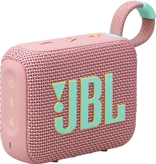 JBL GO 4 - Draadloze Bluetooth Mini Speaker - Roze van JBL
