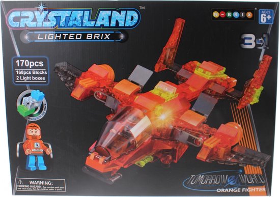 Johntoy Bouwpakket Crystaland 170-delig 99039 van Johntoy