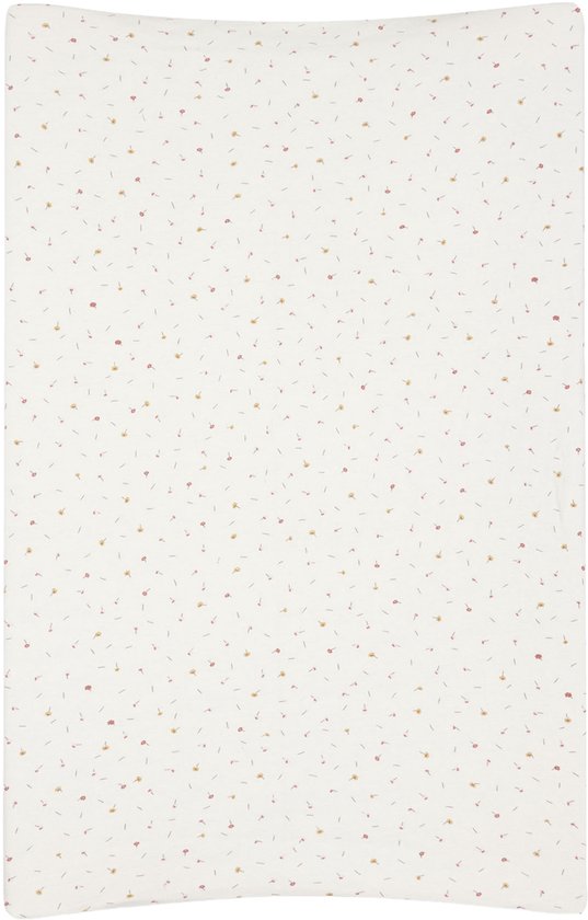 Jollein Aankleedkussenhoes - 50x70 cm - Pretty Picnic - Flower Drops