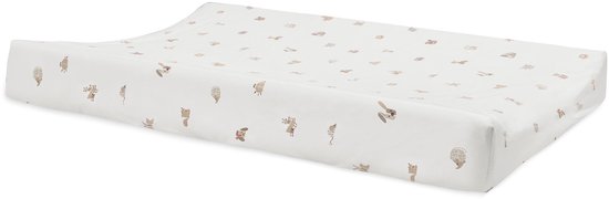 Jollein Aankleedkussenhoes - 50x70cm - Jersey - Animal Friends