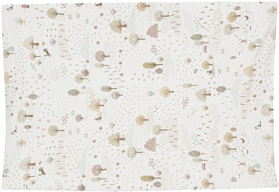Jollein Aankleedkussenhoes - 50x70cm - Jersey - Tiny Park