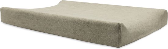 Jollein - Aankleedkussenhoes Badstof 50x70cm - Zachte Hoes Baby Aankleedkussen - Olive Green