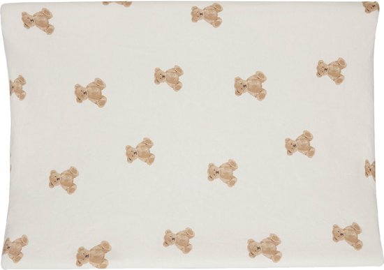 Jollein Aankleedkussenhoes Jersey 50x70cm - Teddy Bear
