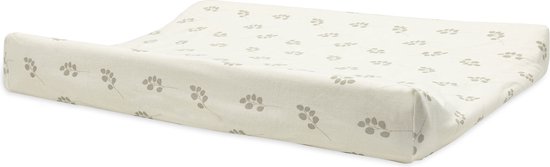 Jollein - Aankleedkussenhoes Jersey 50x70cm - Zachte Hoes Baby Aankleedkussen - Twig - Olive Green