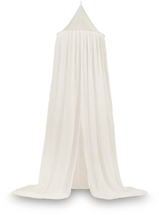 Jollein - Baby Klamboe Vintage Ivory - Katoen - Polyester - Baby Sluier, Bed Hemeltje - 245cm
