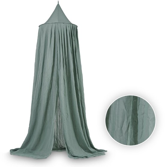 Jollein Klamboe Vintage - Ash Green - Klamboe Baby, Hemeltje - 245cm