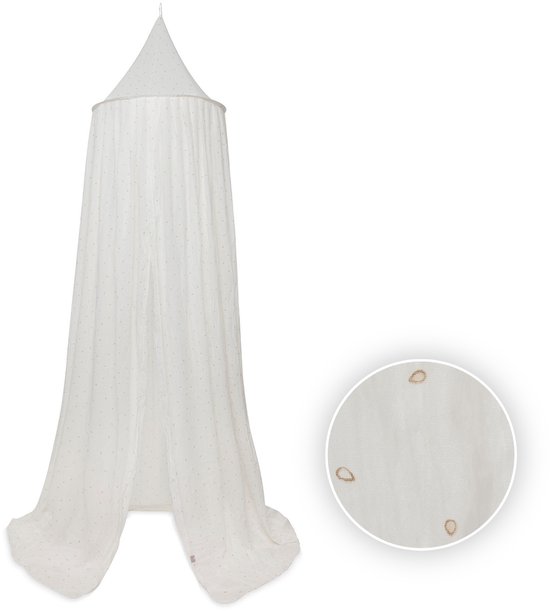 Jollein Klamboe - Voor Baby Bed - 245cm - Leafs