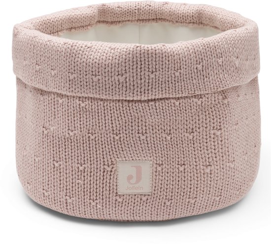 Jollein Pflegekörbchen Sprinkle Knit - Silk Rose