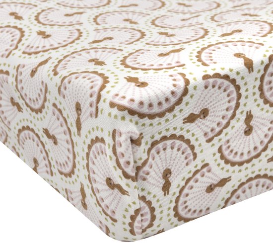 Jollein Wickelauflagenbezug Jersey 50x70cm - Soft Plumes