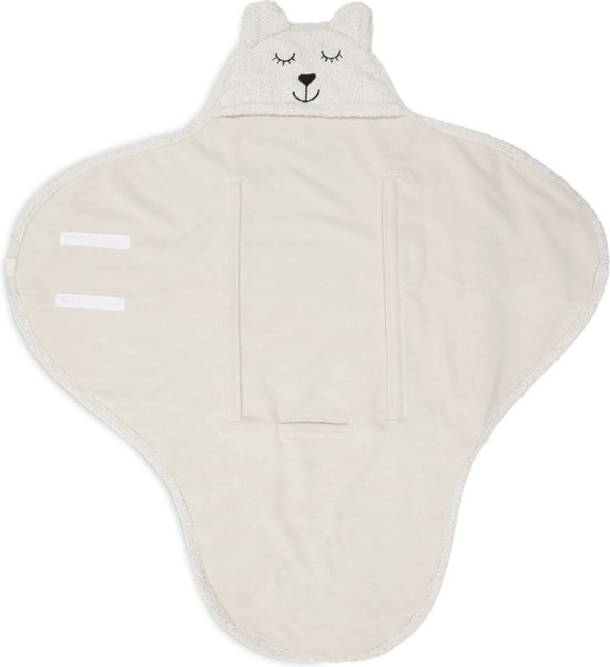 Jollein Wikkeldeken Bear Boucle Oatmeal van Jollein
