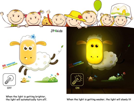 JP4kids nachtlampje Sheep (JP-L0205) van JP4kids