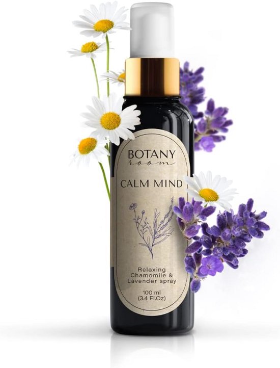 Kalmerende Kussenspray met Lavendel en Kamille voor Diepe Slaap van Merkloos