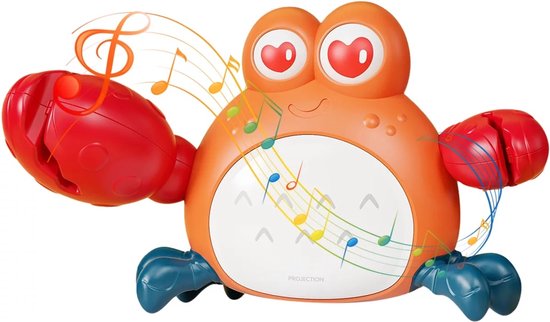 Kalmerende Zingende Krab Slaaphulp - White noise machine - Muziek baby Slapen - Krab - Slaapliedjes - Muziek Babykamer van Merkloos