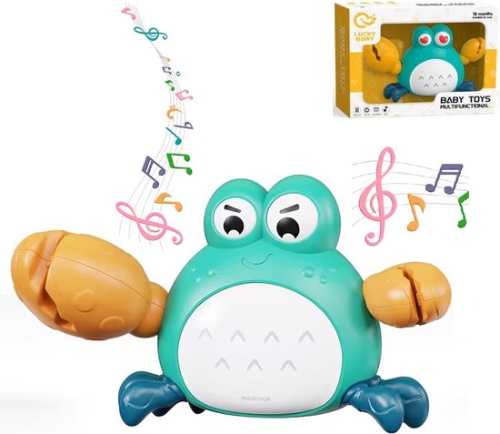 Kalmerende Zingende Krab Slaaphulp - White noise machine - Muziek baby Slapen - Krab - Slaapliedjes - Muziek Babykamer