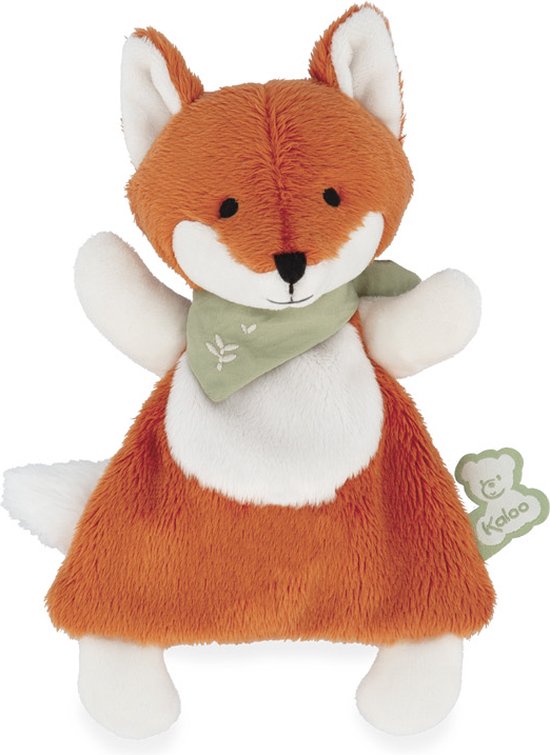 Kaloo Les Amis - Knuffeldoek Vos Paprika (18 Cm) - Ultrazachte Vos Knuffel - Het Ideale Geschenk Voor Baby's - Gemakkelijk Vast Te Pakken Voor De Allerkleinste van Kaloo