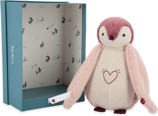 Kaloo - Nachtlampje Pluche Pinguïn Roze - Pluchen Nachtlampje Om Baby Te Kalmeren - Oplaadbaar Via USB-Kabel (Inbegrepen) van Merkloos