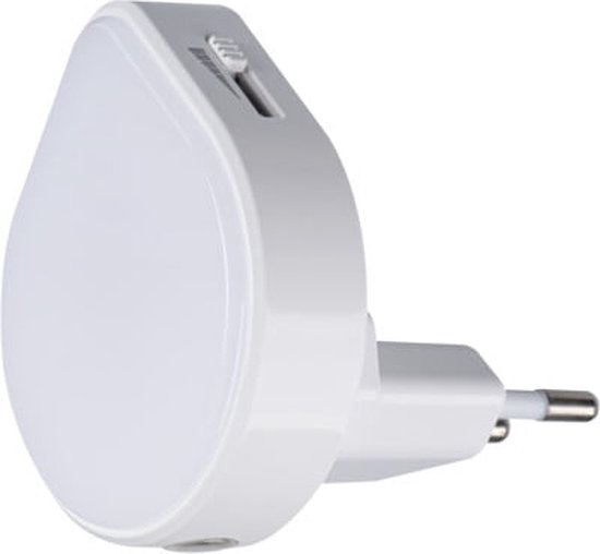 Kanlux Stekkerlamp Nachtlamp Dag en Nacht sensor Wit - ULOV van Kanlux
