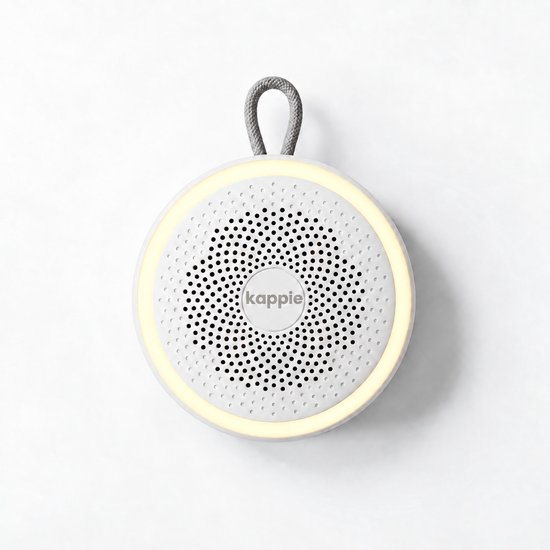 kappie ease - white noise machine - witte ruis apparaat - baby / kind / volwassenen - 20 geluiden - nachtlamp - USB-C oplaadbaar