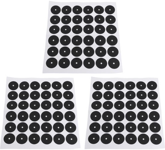 KARZO - 108 stuks (3 vellen) 35mm biljart stip positie stickers biljart accessoires voor elk type pooltafels van KARZO