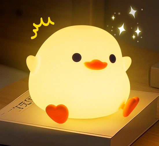 Kawaii nachtlampje, oplaadbare USB-nachtlamp voor baby's, nachtlampje met timer, verjaardagscadeau voor kinderen en baby's van Merkloos