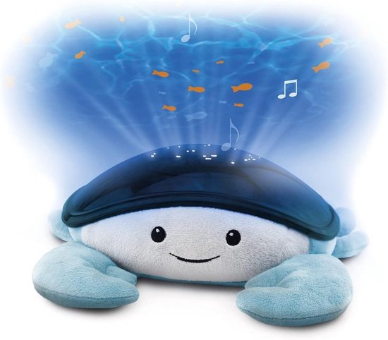 Kids Cody de Krab Ocean Projector met Bewegende Projectie en Rustgevende Melodieën [Energieklasse A] – Ideaal als Slaaptrainer voor Kinderen