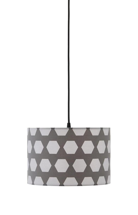 Kid's Concept Hanglamp Hexagon - Grijs van Merkloos
