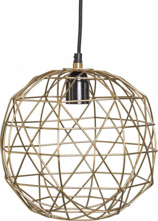 KidsDepot Toss Hanglamp - Ø28 cm. - Gold van Merkloos