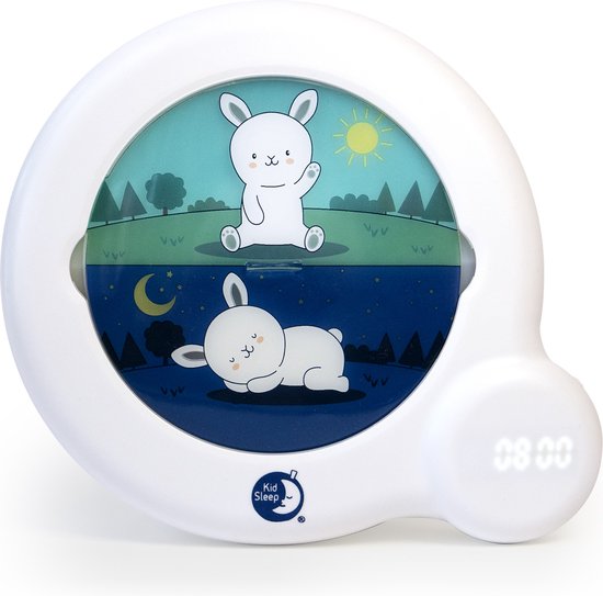KidSleep Classic Essential Wit LED Slaaptrainer en Kinderwekker 0025 van Merkloos