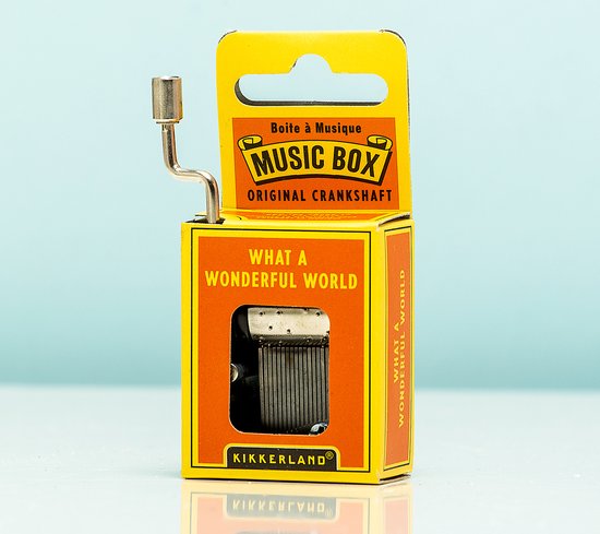 Kikkerland Nostalgisch Muziekdoosje -  What A Wonderful World van Kikkerland