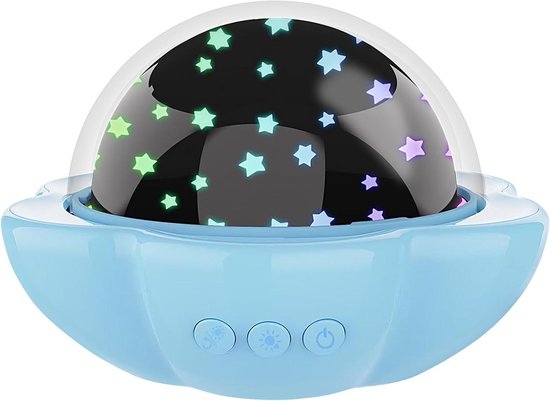 Kinder Nachtlamp Projector - Dinosaurus Projectielamp - Slaapkamer Sfeer - Dubbele Thema Kappen - 12 x 18 x 12 cm