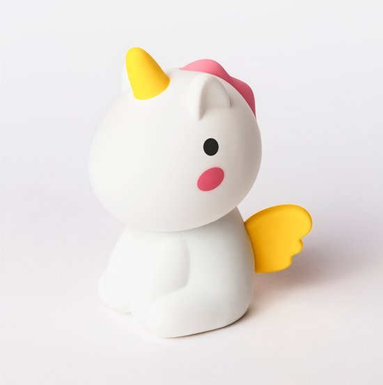 Kinder Nachtlampje | Eenhoorn | Veilig voor Kinderen | Nachtlampje Baby | Zacht Siliconen | Dimbaar | Draadloos | Babykamer Verlichting | RGB Kleuren | USB Oplaadbaar | LED | Slaaphulp Kinderen | Bedlampje | Kindvriendelijk | Slaapvriendje van Merkloos