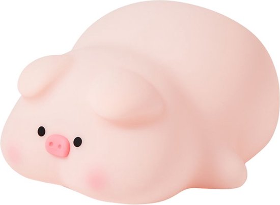 Kinder Nachtlampje Varken - Nachtlampje Baby - Met aanraaksensor- Veilig voor kinderen - USB Oplaadbaar - Dimbaar - LED - Slaap Maatjes van Little Dreamz.