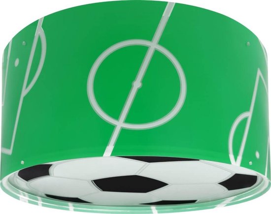 Kinder Plafondlamp Voetbal Groen - Nachtlampje voor Jongenskamer