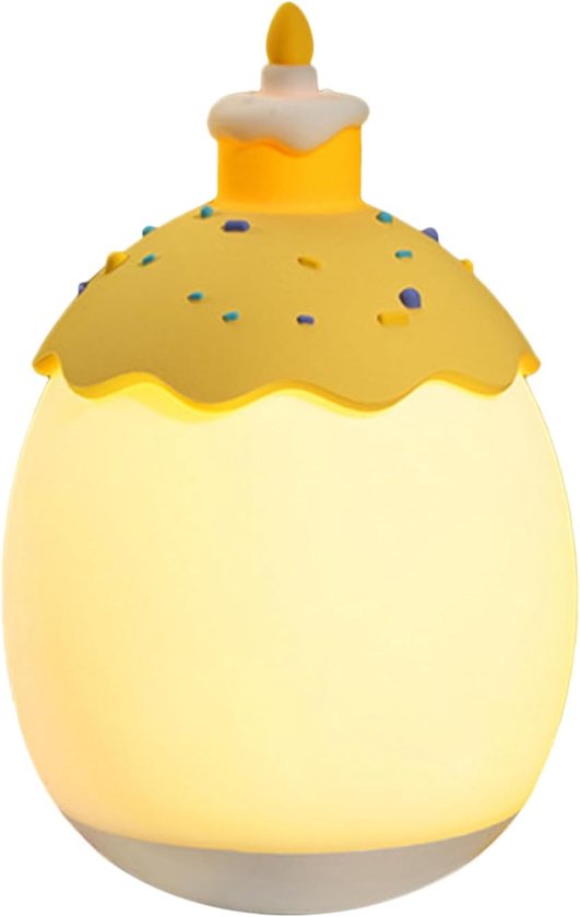 Kinderdagverlichting, kindernachtlamp Kinderlampen voor kinderen voor | Cakevorm dimable oplaadbare omgevingslicht, bureauaccessoires kamer decor, verjaardagsfeestje gunsten