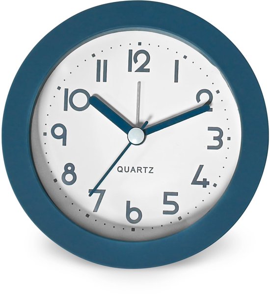 Kinderen Alarmklok 10 cm, Stille Wektimer met Nachtlampje