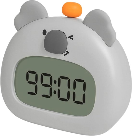 Kinderen Wekker - Slaaptrainer Klok Met Dieren Ontwerp Voor Peuters van LolaKids