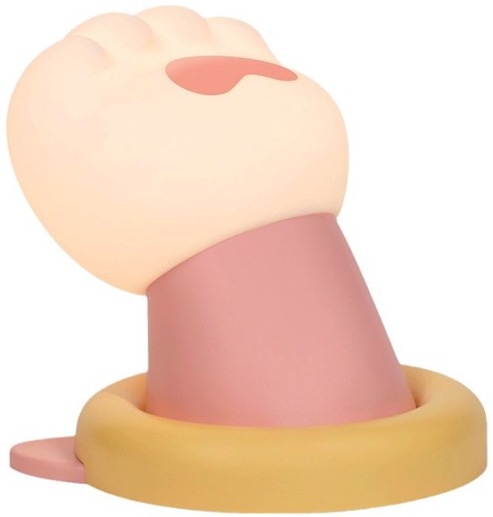 Kinderkamerlamp, 3-standen dimbaar, schattig siliconen babynachtlampje, oplaadbare tafellamp/ledikantlamp geschikt voor jongens, meisjes en baby's, ideaal voor slaapkamers, woonkamers en kamerdecoraties van Merkloos