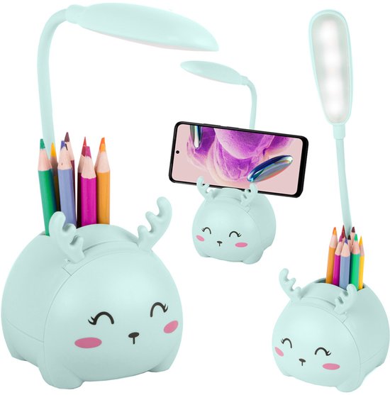 Kindernachtlampje led usb organizer stand