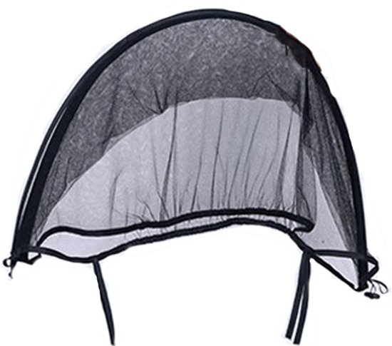 kinderwagen Muskietnet - Klamboe voor kinderwagen - zwart - insectennet voor kinderwagens, wiegjes, wiegen - Muskieten Net - Baby Wagen Klamboe - Muggen Bescherming Net - Muggennet - Zwart mesh gaas - 43*100 cm