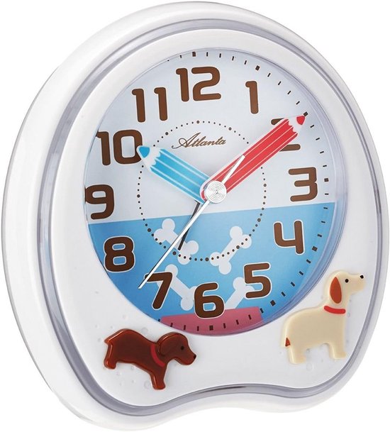Kinderwekker Analoog Wit voor Kinderen van Merkloos