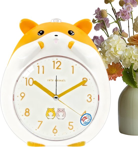 Kinderwekker Dier - Sprekende Klok - Wakker Worden - Zingende Luidspreker - 19.5 x 15.2 x 11.5 cm - Groen van Merkloos