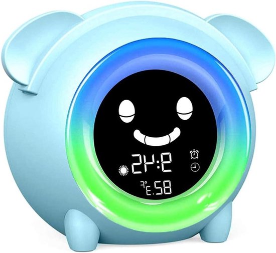 Kinderwekker - Digitale Wekker Slaapkamer - Slaaptrainer Kinderen - lichtfunctie