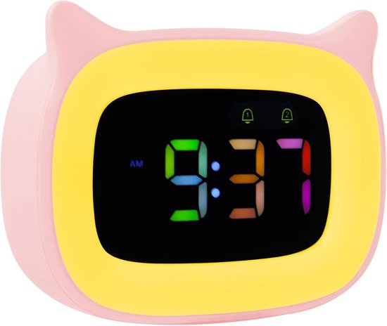 Kinderwekker - Digitale Wekker Slaapkamer - Slaaptrainer Kinderen - slaaphulp