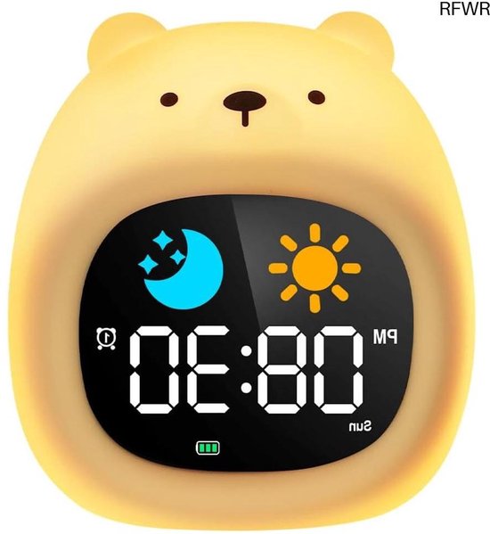 Kinderwekker - Digitale Wekker Slaapkamer - Slaaptrainer Kinderen - slaapritme